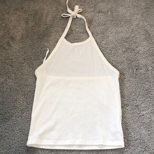 American Eagle Small White Halter Too